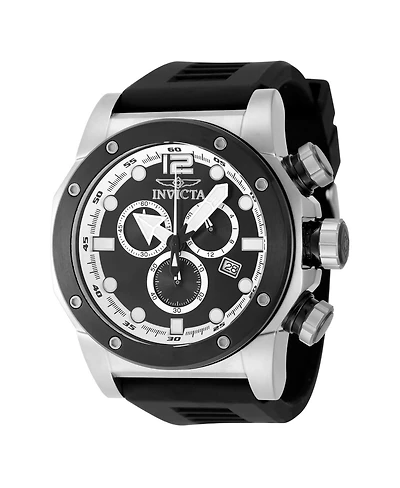 Invicta Men's 48979 Sea Hunter Quartz Chronograph Black Dial Watch