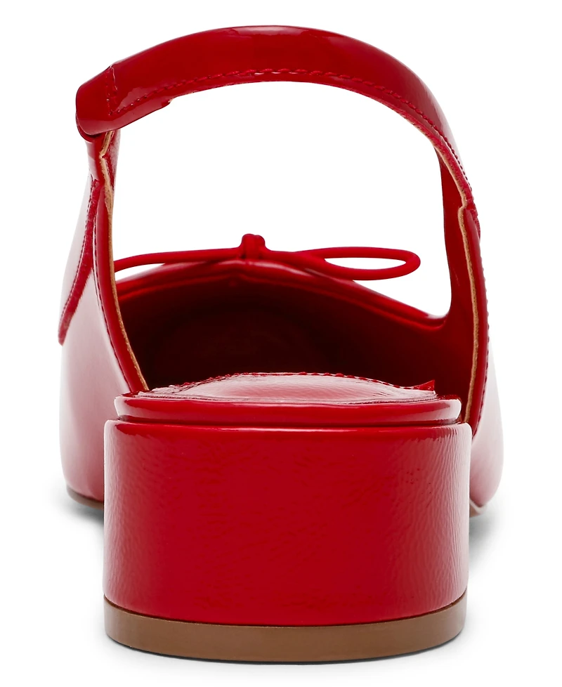 Steve Madden Women's Slingback Block-Heel Ballet Pumps