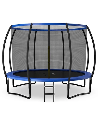 Sugift 12FT Astm Approved Recreational Trampoline with Ladder