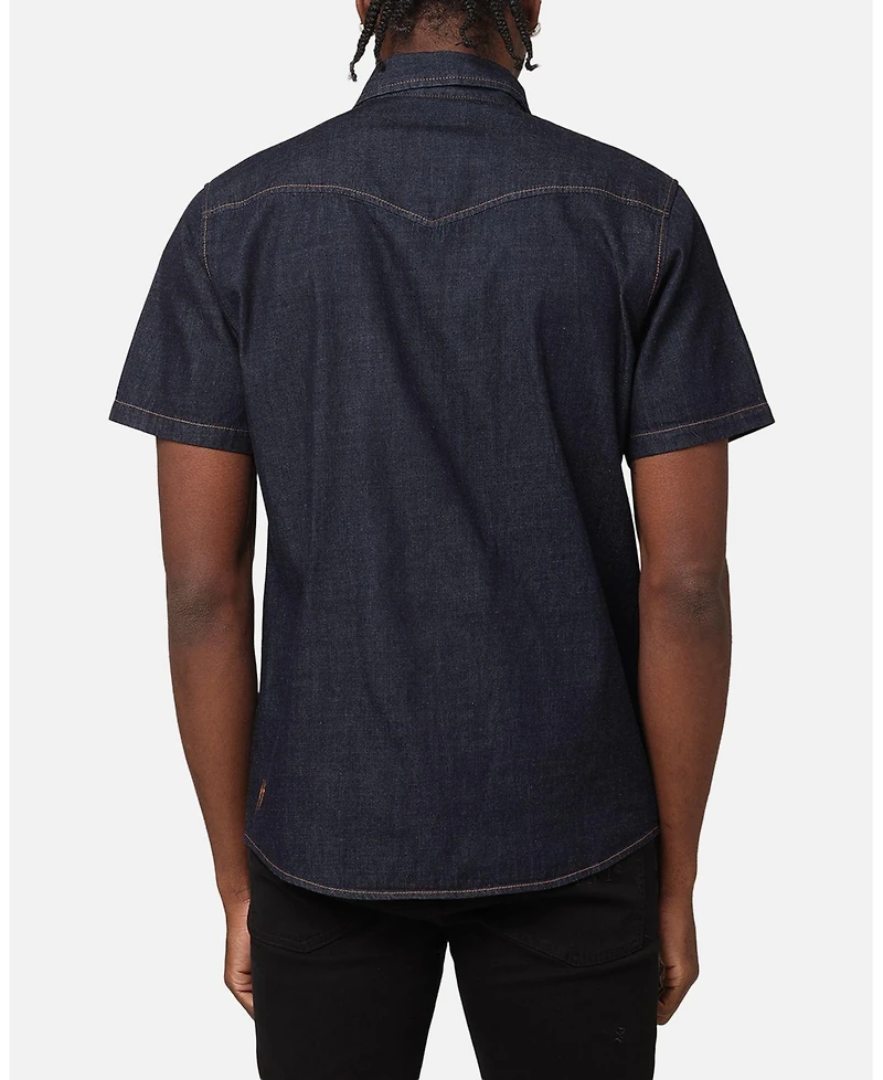 Saint Morta Men's Rodeo Ss Denim Shirt