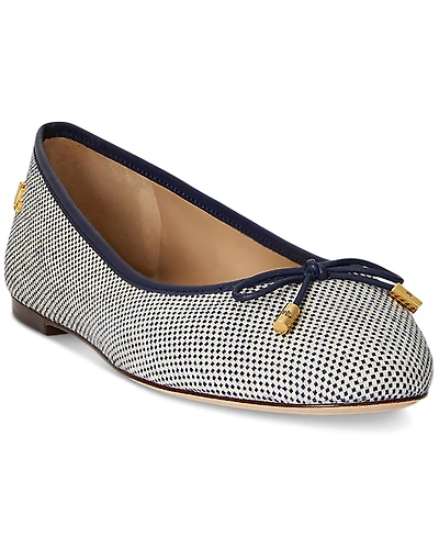 Lauren Ralph Women's Jayna Nappa Leather Flats
