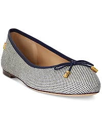 Lauren Ralph Women's Jayna Nappa Leather Flats