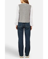 Yumi Women's Knitted Pullover Waistcoat