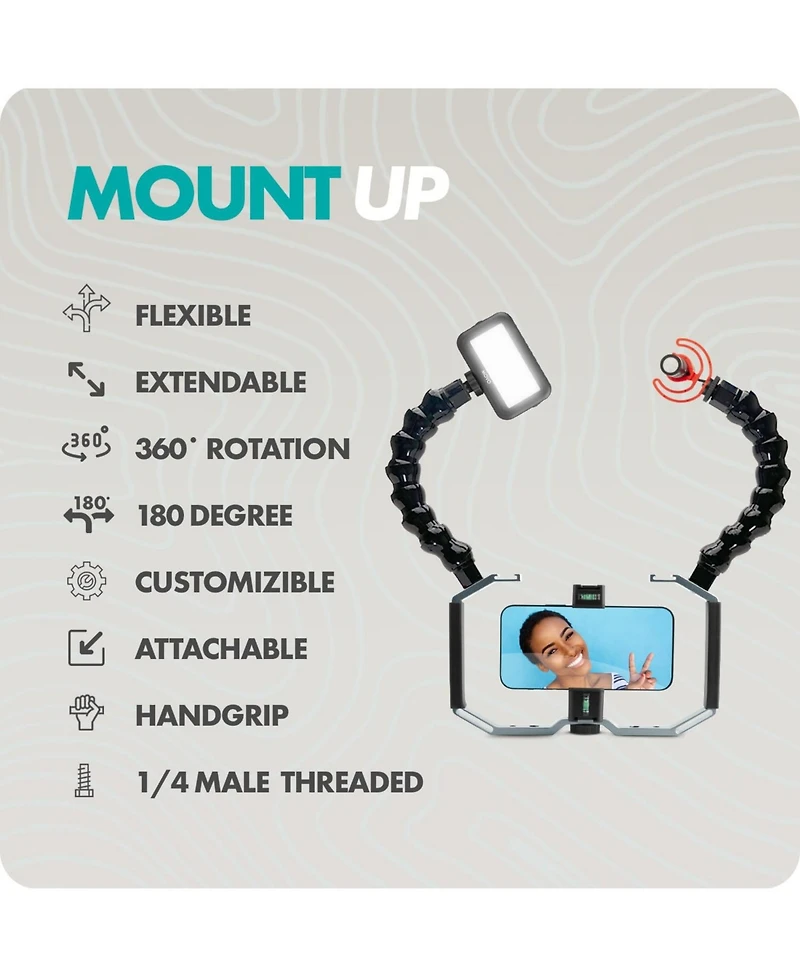 Movo Uwa-8 Articulating Camera Rig Extension Mount