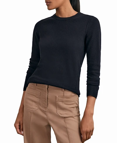 Reiss Women's Wool-Blend Open-Stitch Cashmere Sweater