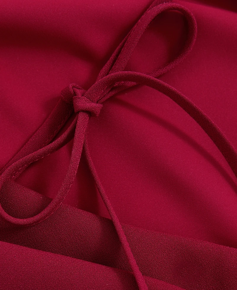 Reiss Women's Satin Draped Open-Back Dress