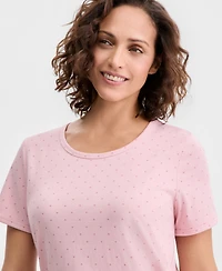 Charter Club Women's Short-Sleeve Pajama Set, Macy's Exclusive