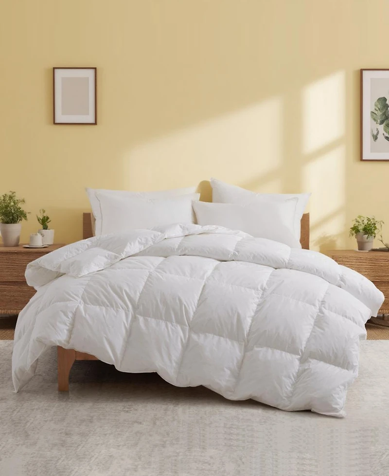 Unikome Ultra Soft White Goose Feather and Down Comforter, King
