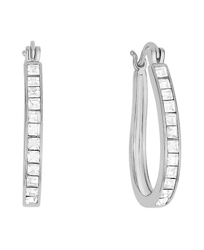 And Now This Crystal Hoop Earrings