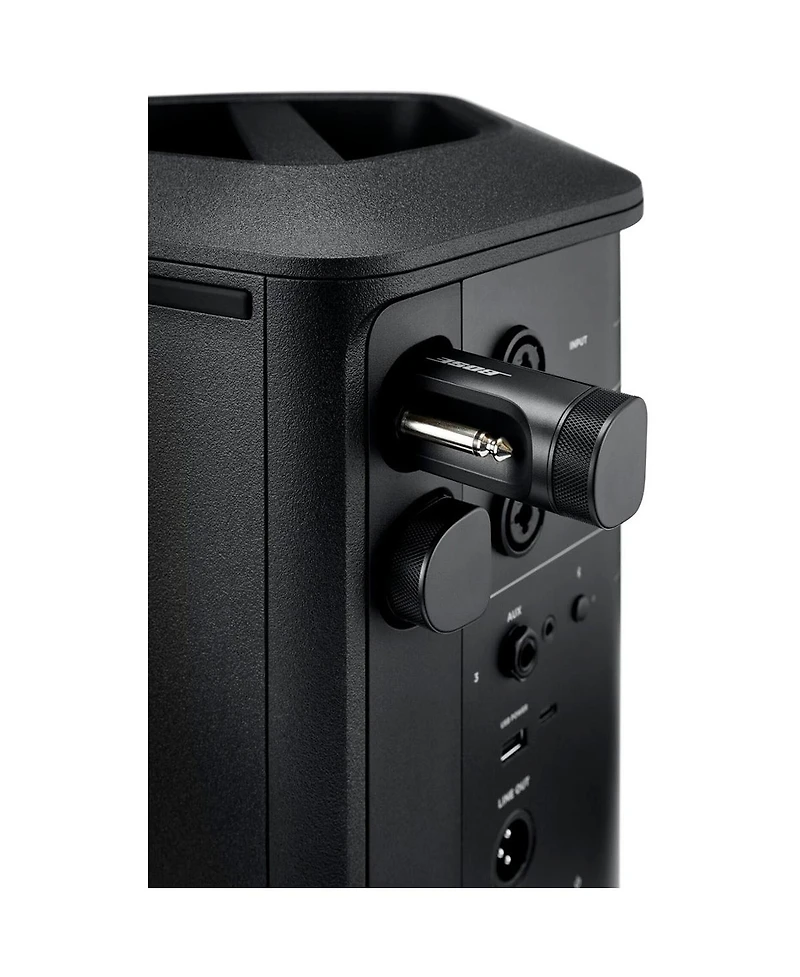 Bose S1 Pro+ Portable Wireless Pa System with Bluetooth, Black with 1/4" Wireless Instrument Transmitter