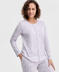 Charter Club Women's Cotton Printed Button-Front Pajama Set, Exclusively at Macy's
