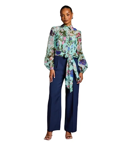 Coast Women's Pintuck Detail Wide Leg Jumpsuit