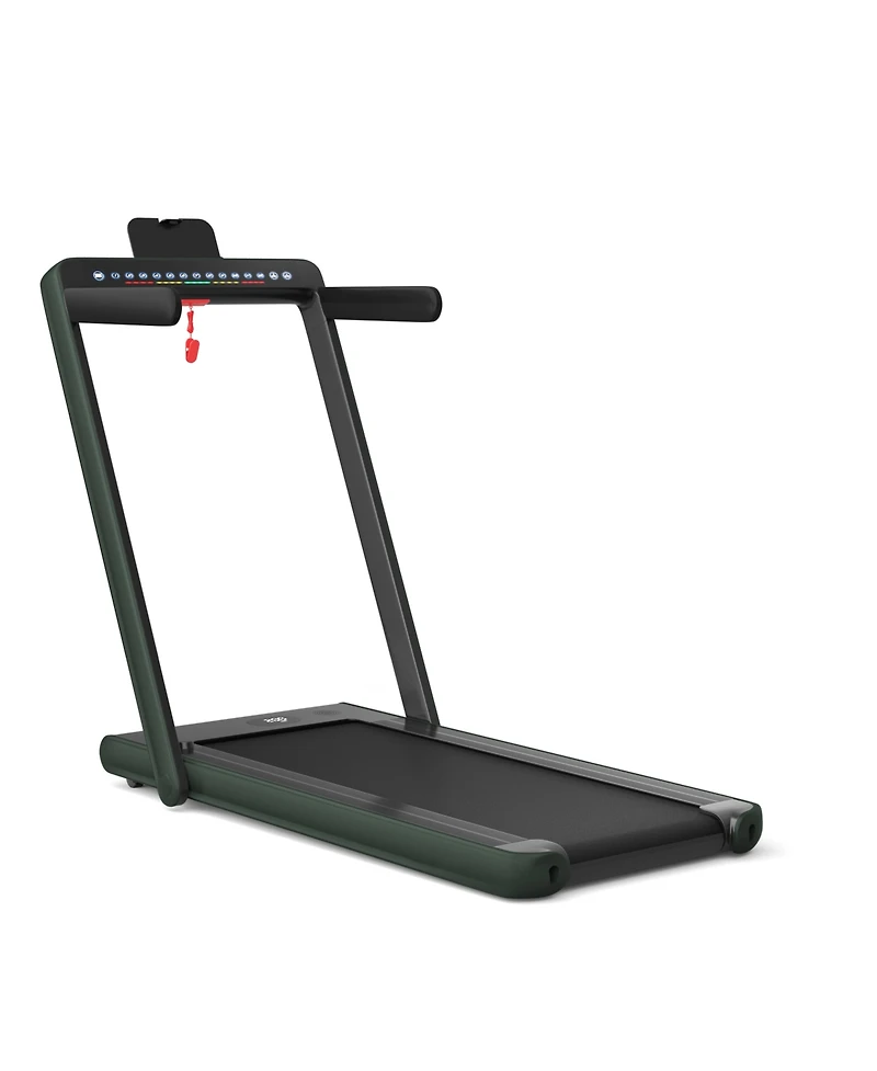 Skonyon 2-in-1 Electric Motorized Health and Fitness Folding Treadmill with Dual Display Speaker
