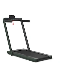 Skonyon 2-in-1 Electric Motorized Health and Fitness Folding Treadmill with Dual Display Speaker