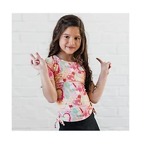 Calypsa Little Girls Lily Swim Top