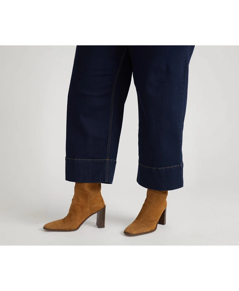 Universal Standard Women's Carol High Rise Cropped Jeans