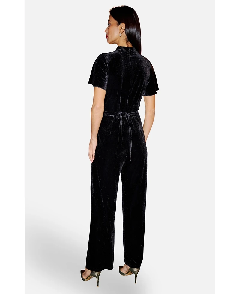 Yumi Women's Check Wrap Skirt With Buckle