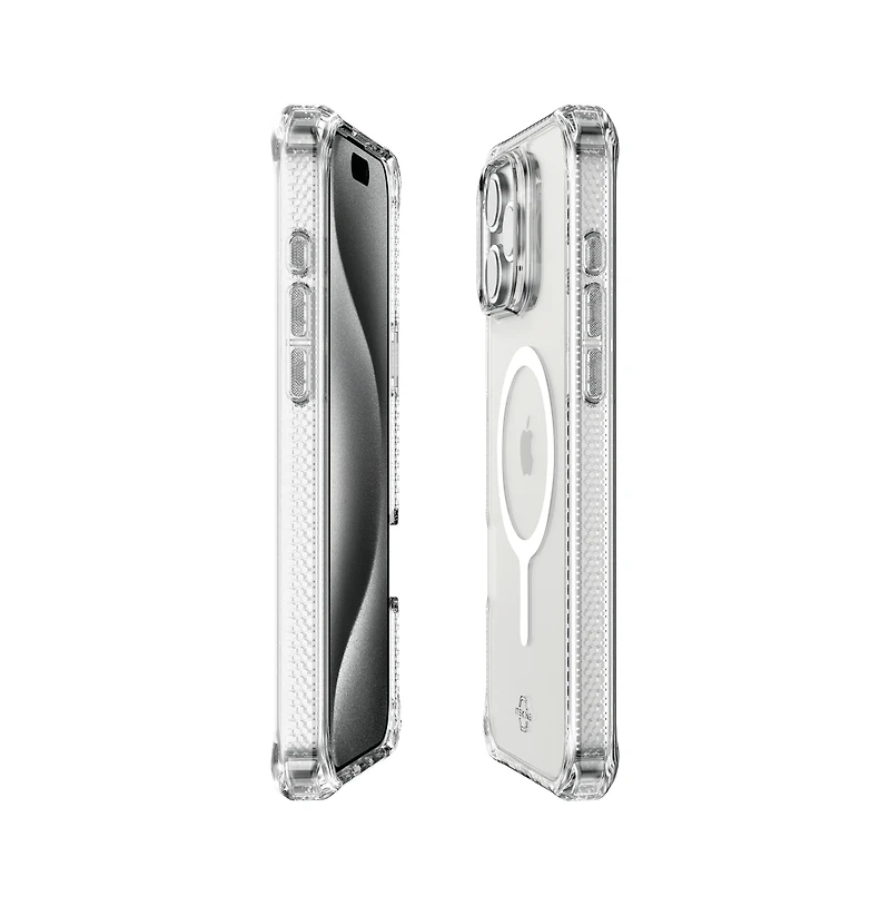 ITSkins Hybrid_R Clear MagSafe Case for Apple iPhone 16 Pro Max