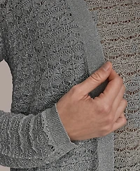 Donna Karan New York Women's Long-Sleeve Open Front Cardigan