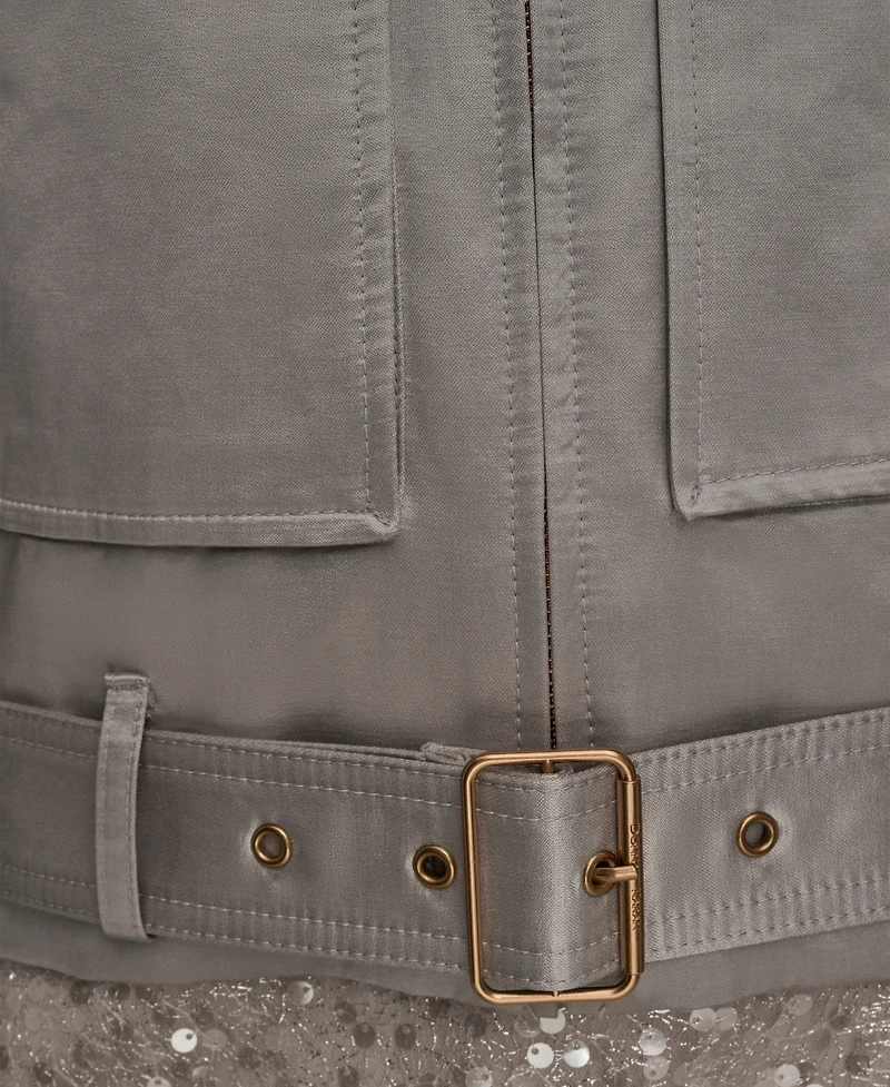 Donna Karan New York Women's Long-Sleeve Belted Jacket