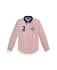 Polo Ralph Lauren Boys 8-20 Pony Crest Striped Poplin Shirt