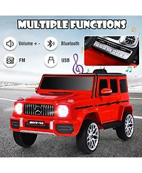 Sugift 12V Mercedes-Benz G63 Licensed Kids Ride On Car with Remote Control