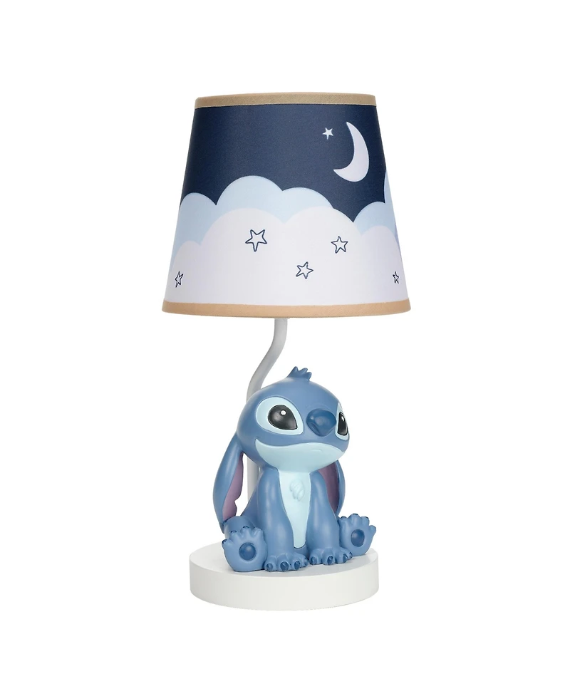 Bedtime Originals Disney Stitch Hand-Painted 3D Sculpted Nursery Lamp and Shade