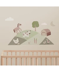 Bedtime Originals Farmyard Friends Wall Decals/Stickers - Horse/Cow/Barn