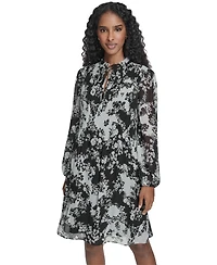 Jessica Howard Women's Bubble-Sleeve Sheath Dress