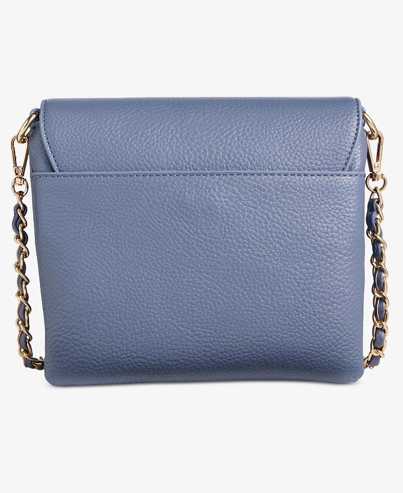Giani Bernini Pebble East West Small Flap Crossbody, Exclusively at Macy's