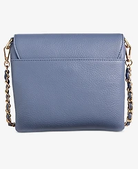 Giani Bernini Pebble East West Small Flap Crossbody, Exclusively at Macy's