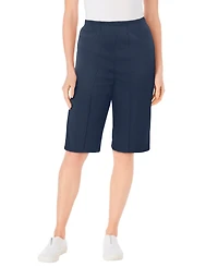 Woman Within Plus Knit Bermuda Short