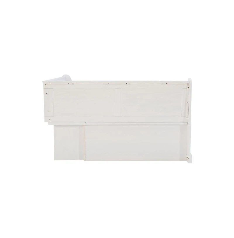 Linon Tobin Corner Breakfast Nook, White