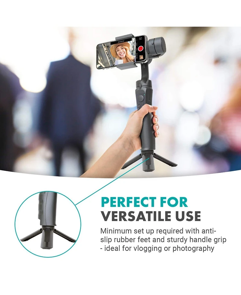 Movo Tr-1 Compact Mini Tabletop Tripod/Hand Grip
