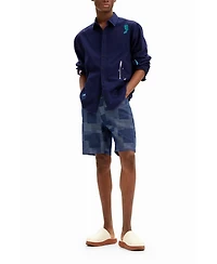 Desigual Men's Patch denim shorts