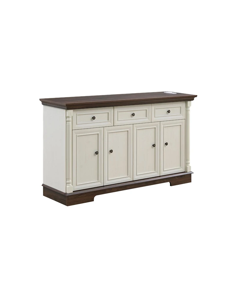 Streamdale Furniture Farmhouse Kitchen Storage Cabinet