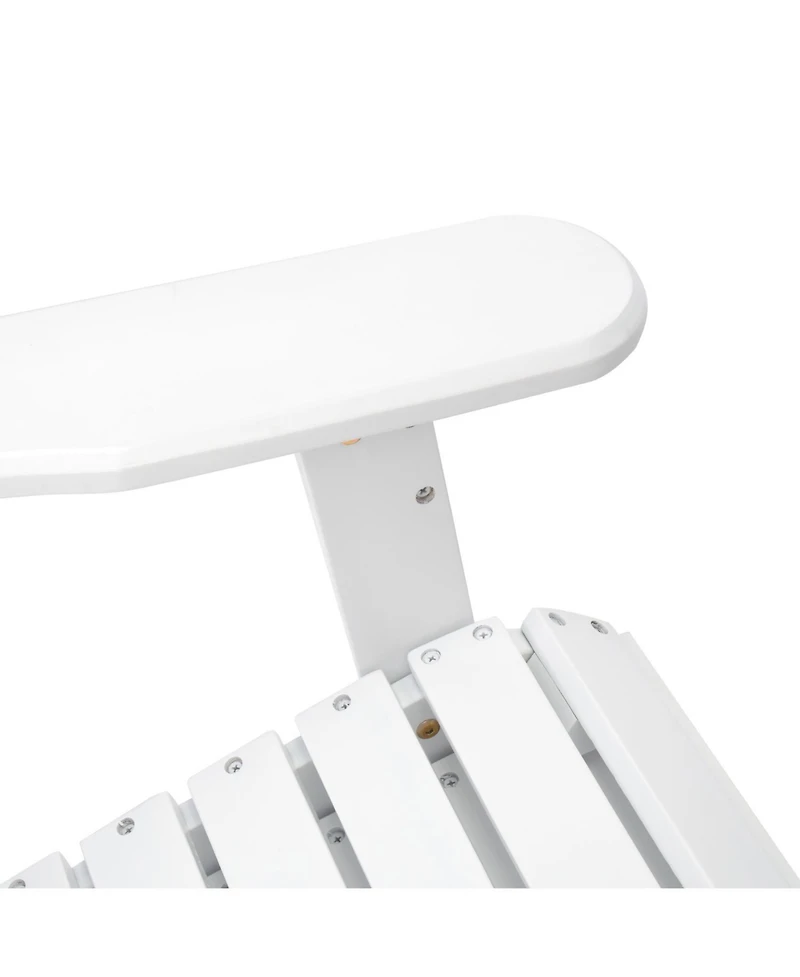 Streamdale Furniture Acacia Wood Folding Adirondack Chair - Rustic Design