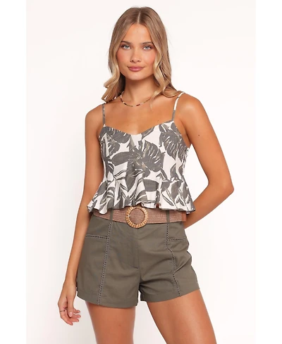 Petal and Pup Women's Zuva Top - Vineyard Green