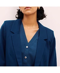 Universal Standard Women's Plus Beas Ponte Blazer