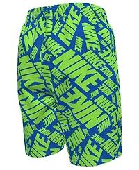 Nike Big Boys 7" Tossed Block Volley Swim Shorts