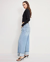Good American Women's Relaxed Baggy Fit Jeans