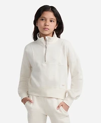 abercrombie kids Girls' Cropped Pull-On Sweatshirt