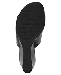 Anne Klein Women's Charisma Peep-Toe Wedge Heel Sandals
