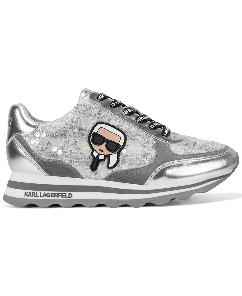 Karl Lagerfeld Paris Women's Meade Lace-Up Sneakers