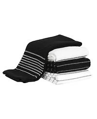 All-Clad Skipping Stripe Wave Cotton Kitchen Towels, Set of 4