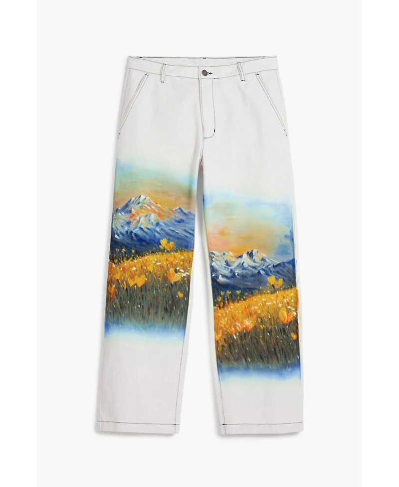 Desigual Men's Long landscape trousers