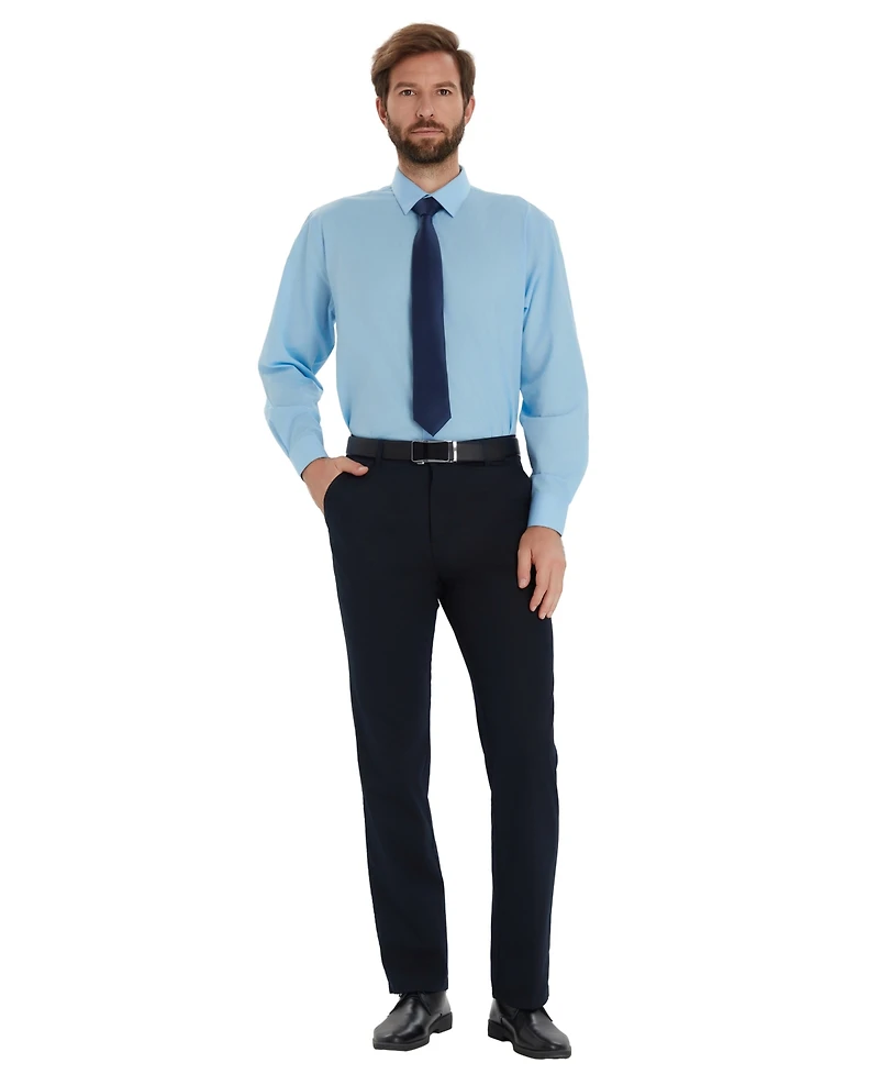 Alfani Men's Promo Solid Regular-Fit Spread Collar Dress Shirt, Macy's Exclusive