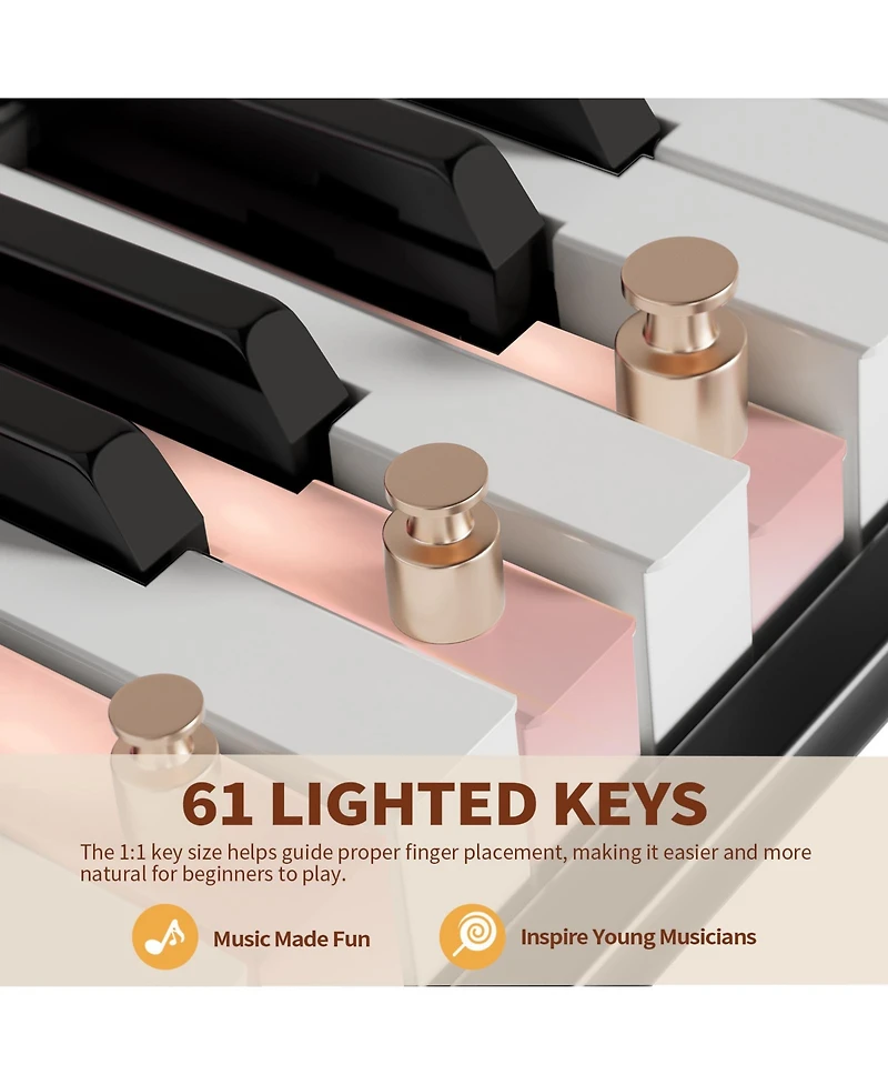 Skonyon 88-Key Full Size Digital Piano Weighted Keyboard with Sustain Pedal