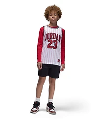 Jordan Boys 8-20 Regular Fit Stretchy Logo Embroidered Shorts