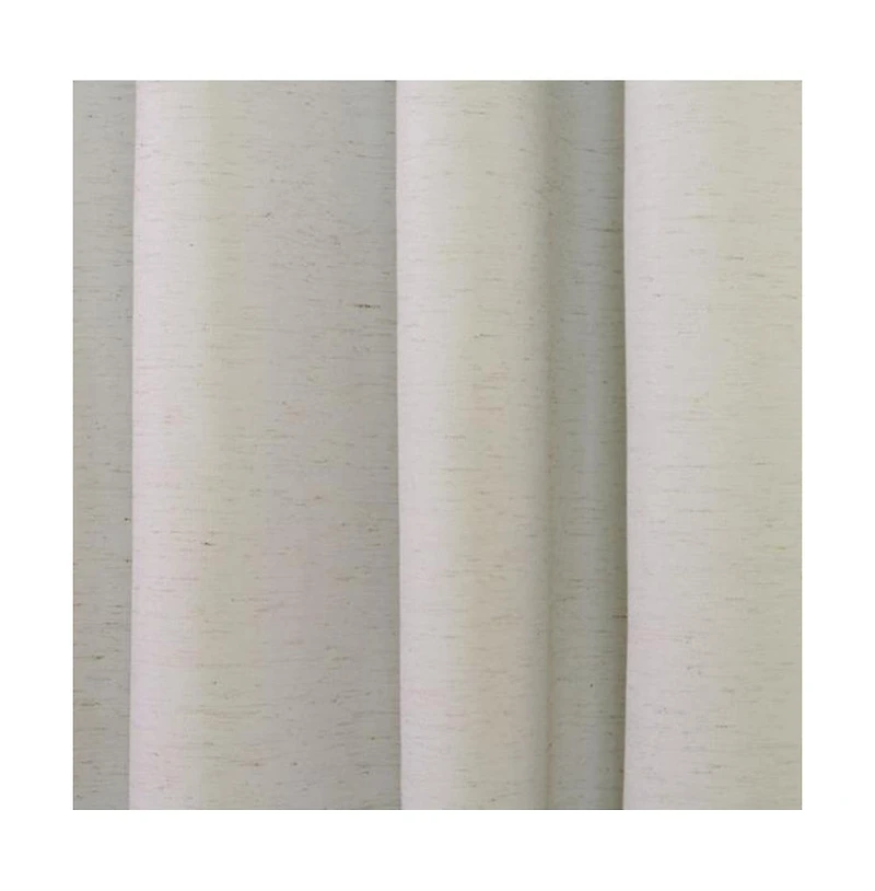 Thermaplus Ventura Blackout Grommet Curtain Panel Pair Frame Your Windows with Subtle Slub Textured Motif Each 78" x 84" Natural